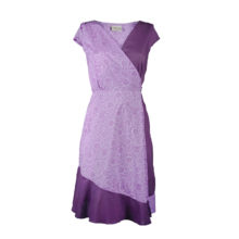 Robe Mango violette sur fond blanc