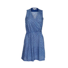 Robe Pitanga bleue imprimée tem pimenta